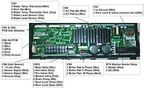 Samsung Washing Machine Main Control Board Connection Numbers Locations Wf328aa Samsung Washing Machine Washing Machine Refrigeration And Air Conditioning