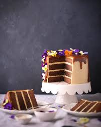 Chocolate Brownie Cake Salted Earl Grey Caramel Thepolkadotter On Instagram Chocolate Brownie Cake Brownie Cake Cake