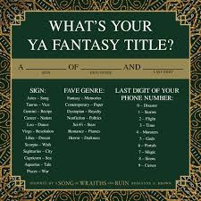 Fantasy Title Generator Discover Your Own Ya Series Now In 2020 Title Generator Book Title Generator Writing Prompts Fantasy