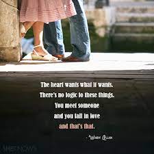 'the heart wants what it wants', and no one can force it to want what it doesn't! or looked at the other way, haven't we also at times really wanted someone to love us, when that person simply thought of us at best, as a pleasant and reliable friend? The Heart Wants What It Wants Quote Amo