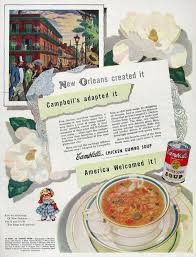 Opt for brown rice for an extra dose of fiber. 1947 Campbell S Chicken Gumbo Condensed Soup Ad Old New Etsy Chicken Gumbo Chicken Gumbo Soup Gumbo Soup