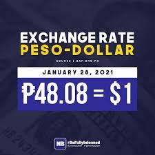 The pound to us dollar (gbp/usd) exchange rate closed last week's session at around $1.4154 virtually unchanged from the pairing. Manila Bulletin Philippine Peso Us Dollar Exchange Rate Facebook