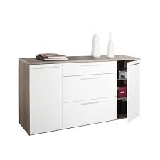 Sideboards sind im wohnzimmer ein echter blickfang. Talea Sideboard Modernes Design Weiss Und Eichenholz Fur Wohnzimmer Kuche