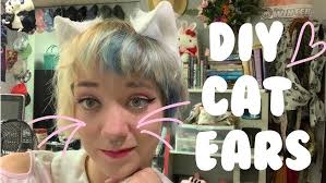 HOW TO MAKE DIY CAT EARS :3 CAT COSPLAY