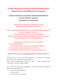 Szczegółowe informacje o rekrutacji elektronicznej na rok szkolny 2021/2022 dostępne są w zakładkach w menu z lewej strony. Https Nabor Pcss Pl Poznan Szkolaponadpodstawowa File Download 3174