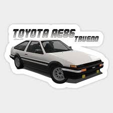 Descubrí la mejor forma de comprar online. Toyota Ae86 Trueno Ae86 Sticker Teepublic