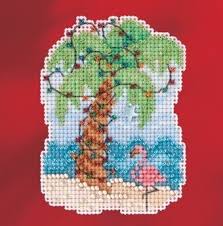 Ringcat cross stitch patterns are for personal use only. Mill Hill Christmas Palm Beaded Cross Stitch Kit 123stitch