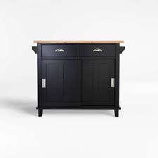 Last week was the second time i have lunched there with a group of friends. Belmont Black Kitchen Island Crate And Barrel