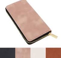 Premium Textured Vegan Antique PU Leather Continental Zip Around Wallet
