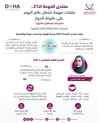 Qatar News - أخبار قطر - منتدى الدوحة.. منصة للحوار وتبادل الأفكار