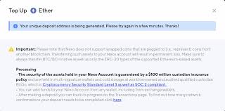 For example, on the bitcoin blockchain, a block is mined on average every 10 minutes, and nexo only credits bitcoin deposits to a client's account after a minimum of 6 confirmations , which takes approximately 60 minutes. How Long Does This Normally Take Nexo