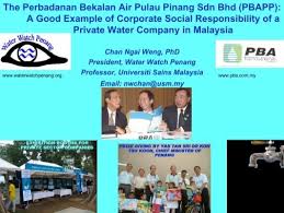 Indah water konsortium sdn bhd ('iwk') is a national sewerage company in malaysia. The Perbadanan Bekalan Air Pulau Pinang Sdn Bhd Pbapp A Good