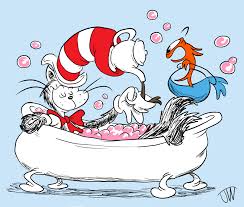 The butcher the baker the candlestick maker all scrubbing their way out to sea. Artstation Rub A Dub Cat In The Tub Joey Waggoner