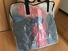 イケア袋に寝袋類 キャンプ 寝袋 キャンプ イケア