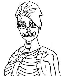 10 free printable fornite coloring pages. Coloring Page Most Popular Fortnite Skins Skull Ranger 6