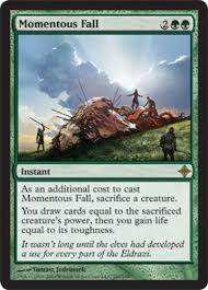 Momentous Fall X4 Magic The Gathering 4x Rise Of The Eldrazi Mtg Rare Card Lot