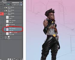 It stars from the first step by drawing a basic shape likes draw lines, round to the next advanced step. Character Design With A Full Background By Voltaicart Clip Studio Tips