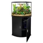 Bowfront Aquarium & Stand Ensemble, 36 Gallon Top Fin