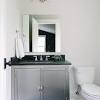 This elegant console vanity is compact in size and ideal for any small bathroom or powder room. 1