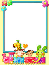 Marcos Para Decorar Fotos De Cumpleanos Calendarios Infantis Moldura Infantil Bordas Coloridas