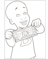 Printable play money 11 coloring kids. Little Bill Coloring Page Coloring Home