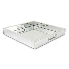 Threshold Square Mirrored Tray Target 40 Mirror Tray Small Bathroom Storage Square Mirror