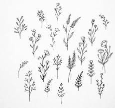 trendy flowers tattoo designs sketches nature 51 ideas flower tattoo designs flower doodles flower drawing