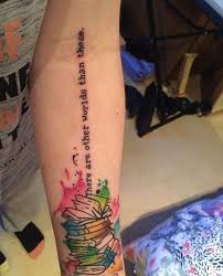 Pin For Later 40 Beautiful Book Quote Tattoos The Gunslinger Stephen King There Are Other Worlds Than T Book Inspired Tattoos Book Quotes Tattoo Book Tattoo