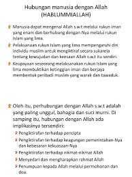 Natal adalah pemberian allah yang paling besar dan wujud kasih allah bagi manusia. Hubungan Manusia Dengan Allah Hablummiallah Matlamat Tamadun Islam