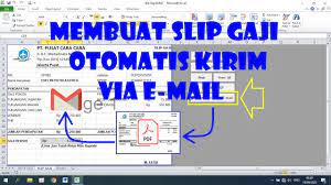 Uang habis dan belum gajian? Cara Membuat Slip Gaji Yang Bisa Otomatis Dikirim Via Email Youtube