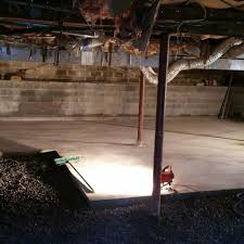 I would like to dig out the 1 foot to 2 feet of the basement floor to achieve ceiling heights of around 7'6 to 8'6' to make to the basement a usable dwelling unit. Crawl Space Conversions Repairs In Nj Pa Crawl Space Dig Out In Pa Nj Basement Solutions 911