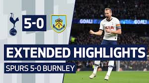 Head to head statistics and prediction, goals, past matches, actual form for premier league. Extended Highlights Spurs 5 0 Burnley Kane Lucas Son And Sissoko All Score Goals Youtube