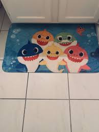 Baby Shark Bathroom Mat In 2020 Shark Bathroom Mermaid Bathroom Decor Shark Bathroom Decor