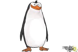 The penguins of madagascar is a tv show on nickelodeon that has 4 penguins and 3 lemurs as the main characters. How To Draw Rico From The Penguins Of Madagascar Drawingnow