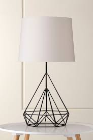 1129 Rocker Black Wire Geometric Table Lamp Geometric Lighting Geometric Lamp Geometric Table Lamp
