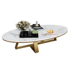 Temperature resistant 1000 + degree centigrade desktop, white marble texture, frosted black bracket, showing that simple is beautiful. China Oval Shape White Marble Coffee Table With Metal Base Marble Side Tables Marble End Tables China Large Marble Coffee Table Marble Coffee And End Tables
