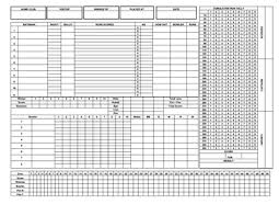 Cricket Score Sheet Free Download Create Edit Fill And