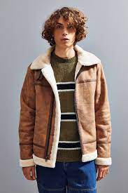 Uo Faux Shearling Aviator Jacket Aviator Jackets Simple Trendy Outfits Mens Outfits