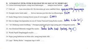 Maybe you would like to learn more about one of these? Soal Pts B Sunda Kelas 6 Semester 1 Th 2020 Youtube