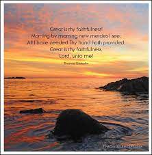 Great is thy faithfulness five ways god promises to be faithful to you cece winans = great is thy faithfulness the hymn great is thy faithfulness has encouraged many believers across decades. Great Is Thy King James Bible Scripture Pictures Facebook
