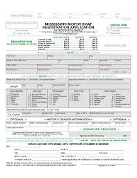 Boat Bill of Sale Form - Mississippi Free Download