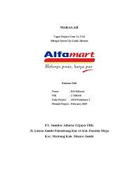 Maybe you would like to learn more about one of these? Makalah Alfamart