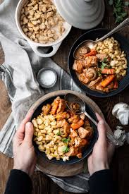 Franzosisches Kalbsragout Mit Nussspatzle Ina Isst Rezept In 2020 Kalbsragout Lebensmittel Essen Rezepte