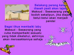 Dalam hal tata bahasa, negara barat memiliki proverb, jepang memiliki kotowaza, cina memiliki yanyu, sedangkan indonesia memiliki peribahasa. Peribahasa Tahun 5