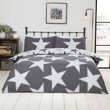 Sheet set & yoda bed pillow: All Stars Bedding Set In Grey 4 8 Star Brand Rating Terrys Fabrics Uk