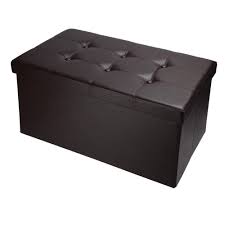 Storage ottoman coffee table, measure and cut four pieces of pine 1 foot by 1 foot. Folding Storage Ottoman Foot Rest Coffee Table Stool Faux Leather Organizer 1pc Sortwise