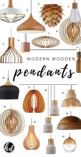 Round Up Affordable Modern Wooden Pendant Lights Wooden Pendant Lighting Wood Pendant Light Modern Pendant Light