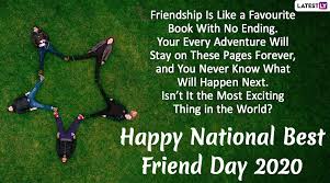 National best friend day is an event celebrated across the united states (us) in high spirits and grandeur festivities. National Best Friend Day 2020 Wishes Hd Images Whatsapp Stickers Gif Greetings Bestfriends Facebook Messages Bff Quotes And Sms To Send To Your Best Friends Latestly