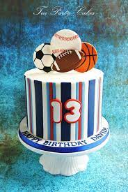 Sports Themed Birthday Cake Www Facebook Com Teapartycakesbynaomi Sports Birthday Cakes Sports Themed Cakes Birthday Cake Pictures