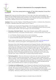 Stirling Eco-Congregation Network